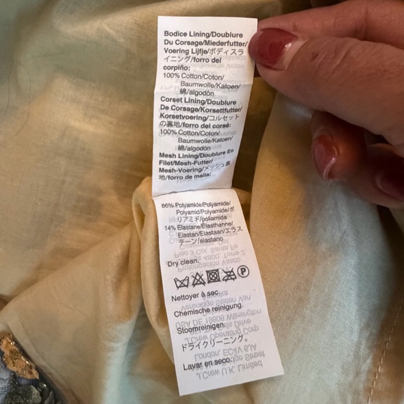 J.Crew Collection Silver Floral Jacquard Copenhagen Strapless Dress NWT Size 10 - Picture 15 of 16